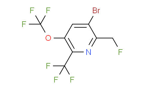 AM71763 | 1804657-18-8 | 3-Bromo-2-(fluoromethyl)-5-(trifluoromethoxy)-6-(trifluoromethyl)pyridine