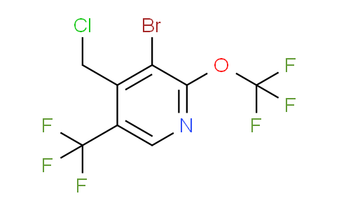 AM71766 | 1806127-89-8 | 3-Bromo-4-(chloromethyl)-2-(trifluoromethoxy)-5-(trifluoromethyl)pyridine