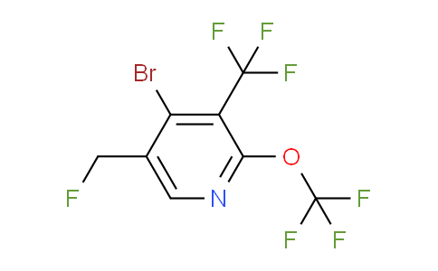 AM71768 | 1806224-47-4 | 4-Bromo-5-(fluoromethyl)-2-(trifluoromethoxy)-3-(trifluoromethyl)pyridine