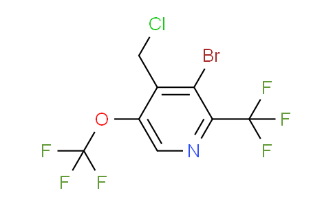 AM71772 | 1804655-32-0 | 3-Bromo-4-(chloromethyl)-5-(trifluoromethoxy)-2-(trifluoromethyl)pyridine