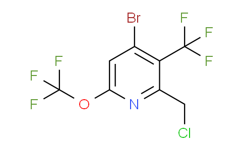 AM71780 | 1803917-25-0 | 4-Bromo-2-(chloromethyl)-6-(trifluoromethoxy)-3-(trifluoromethyl)pyridine