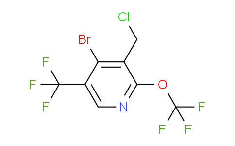 AM71783 | 1806095-14-6 | 4-Bromo-3-(chloromethyl)-2-(trifluoromethoxy)-5-(trifluoromethyl)pyridine