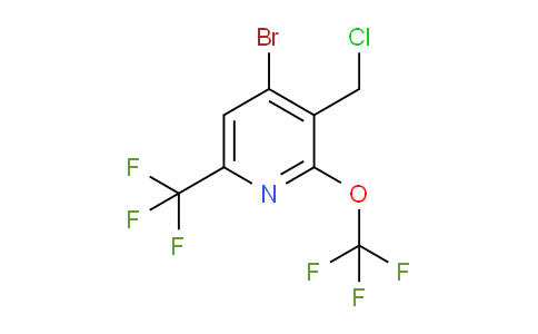 AM71784 | 1804447-23-1 | 4-Bromo-3-(chloromethyl)-2-(trifluoromethoxy)-6-(trifluoromethyl)pyridine