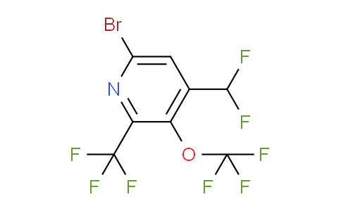 AM71785 | 1804452-91-2 | 6-Bromo-4-(difluoromethyl)-3-(trifluoromethoxy)-2-(trifluoromethyl)pyridine