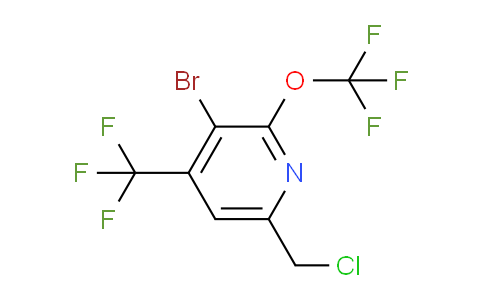 AM71789 | 1806085-73-3 | 3-Bromo-6-(chloromethyl)-2-(trifluoromethoxy)-4-(trifluoromethyl)pyridine