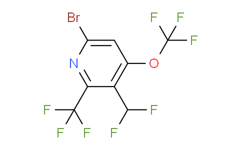 AM71790 | 1804603-65-3 | 6-Bromo-3-(difluoromethyl)-4-(trifluoromethoxy)-2-(trifluoromethyl)pyridine