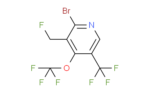 AM71791 | 1804635-53-7 | 2-Bromo-3-(fluoromethyl)-4-(trifluoromethoxy)-5-(trifluoromethyl)pyridine