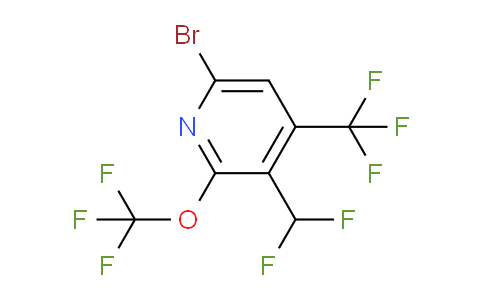 AM71792 | 1804630-27-0 | 6-Bromo-3-(difluoromethyl)-2-(trifluoromethoxy)-4-(trifluoromethyl)pyridine
