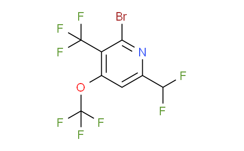 2-Bromo-6-(difluoromethyl)-4-(trifluoromethoxy)-3-(trifluoromethyl)pyridine