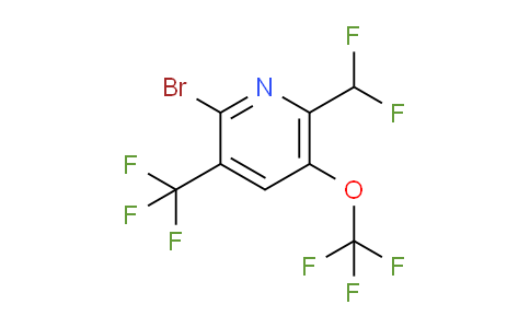 AM71798 | 1806082-21-2 | 2-Bromo-6-(difluoromethyl)-5-(trifluoromethoxy)-3-(trifluoromethyl)pyridine
