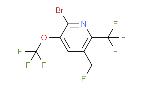 AM71800 | 1806224-38-3 | 2-Bromo-5-(fluoromethyl)-3-(trifluoromethoxy)-6-(trifluoromethyl)pyridine