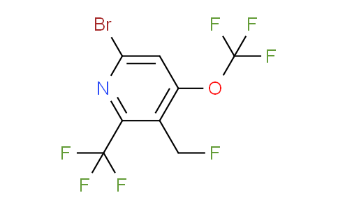 AM71802 | 1804657-13-3 | 6-Bromo-3-(fluoromethyl)-4-(trifluoromethoxy)-2-(trifluoromethyl)pyridine