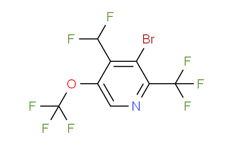 AM71806 | 1806082-27-8 | 3-Bromo-4-(difluoromethyl)-5-(trifluoromethoxy)-2-(trifluoromethyl)pyridine