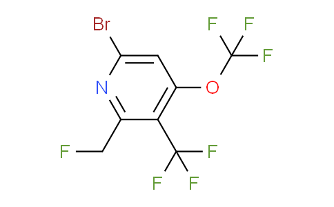 AM71807 | 1806122-98-4 | 6-Bromo-2-(fluoromethyl)-4-(trifluoromethoxy)-3-(trifluoromethyl)pyridine