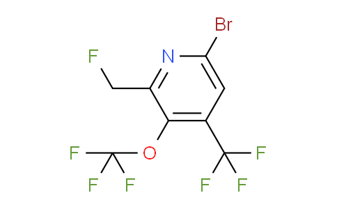 AM71808 | 1806224-42-9 | 6-Bromo-2-(fluoromethyl)-3-(trifluoromethoxy)-4-(trifluoromethyl)pyridine