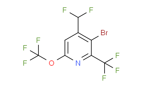 AM71810 | 1804630-35-0 | 3-Bromo-4-(difluoromethyl)-6-(trifluoromethoxy)-2-(trifluoromethyl)pyridine