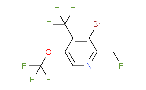 AM71811 | 1803918-70-8 | 3-Bromo-2-(fluoromethyl)-5-(trifluoromethoxy)-4-(trifluoromethyl)pyridine