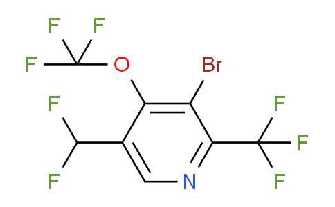 AM71812 | 1806220-94-9 | 3-Bromo-5-(difluoromethyl)-4-(trifluoromethoxy)-2-(trifluoromethyl)pyridine