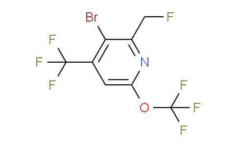 AM71813 | 1803999-32-7 | 3-Bromo-2-(fluoromethyl)-6-(trifluoromethoxy)-4-(trifluoromethyl)pyridine