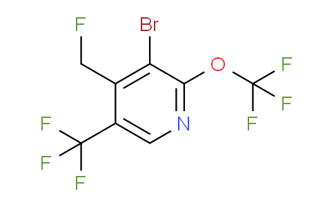 AM71816 | 1806207-79-3 | 3-Bromo-4-(fluoromethyl)-2-(trifluoromethoxy)-5-(trifluoromethyl)pyridine