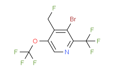 AM71818 | 1806123-08-9 | 3-Bromo-4-(fluoromethyl)-5-(trifluoromethoxy)-2-(trifluoromethyl)pyridine