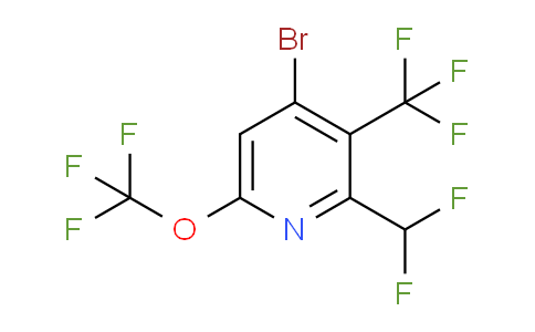 AM71819 | 1804000-01-8 | 4-Bromo-2-(difluoromethyl)-6-(trifluoromethoxy)-3-(trifluoromethyl)pyridine
