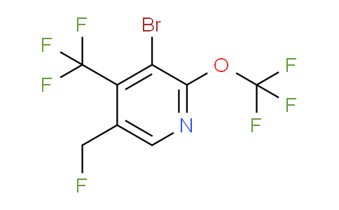 3-Bromo-5-(fluoromethyl)-2-(trifluoromethoxy)-4-(trifluoromethyl)pyridine