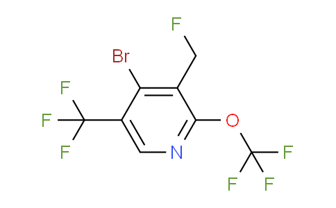 AM71829 | 1806207-86-2 | 4-Bromo-3-(fluoromethyl)-2-(trifluoromethoxy)-5-(trifluoromethyl)pyridine