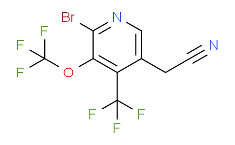 AM71830 | 1804660-51-2 | 2-Bromo-3-(trifluoromethoxy)-4-(trifluoromethyl)pyridine-5-acetonitrile