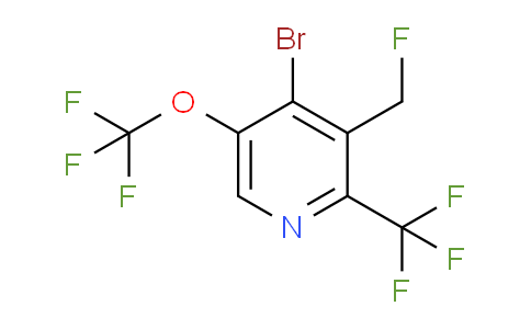 AM71831 | 1804657-28-0 | 4-Bromo-3-(fluoromethyl)-5-(trifluoromethoxy)-2-(trifluoromethyl)pyridine