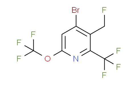 AM71833 | 1804451-27-1 | 4-Bromo-3-(fluoromethyl)-6-(trifluoromethoxy)-2-(trifluoromethyl)pyridine
