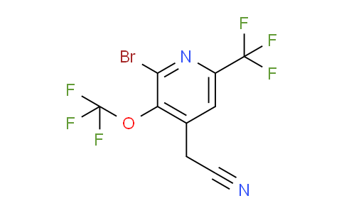 AM71834 | 1806221-08-8 | 2-Bromo-3-(trifluoromethoxy)-6-(trifluoromethyl)pyridine-4-acetonitrile