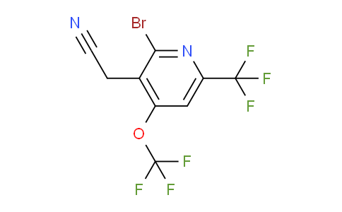 AM71838 | 1804548-87-5 | 2-Bromo-4-(trifluoromethoxy)-6-(trifluoromethyl)pyridine-3-acetonitrile