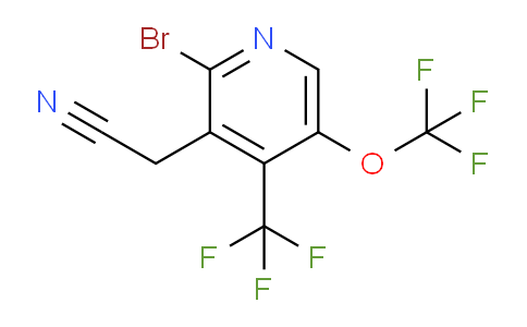 AM71840 | 1806221-09-9 | 2-Bromo-5-(trifluoromethoxy)-4-(trifluoromethyl)pyridine-3-acetonitrile