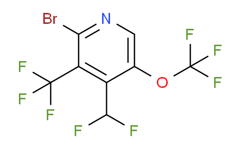 2-Bromo-4-(difluoromethyl)-5-(trifluoromethoxy)-3-(trifluoromethyl)pyridine
