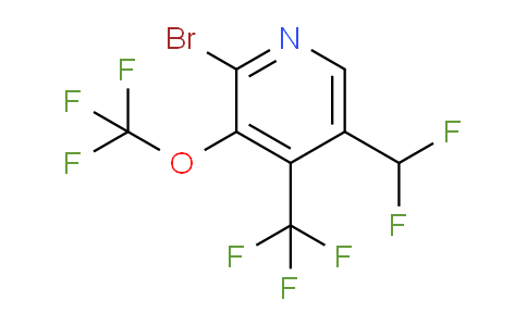 AM71846 | 1803931-30-7 | 2-Bromo-5-(difluoromethyl)-3-(trifluoromethoxy)-4-(trifluoromethyl)pyridine