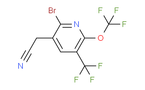 2-Bromo-6-(trifluoromethoxy)-5-(trifluoromethyl)pyridine-3-acetonitrile