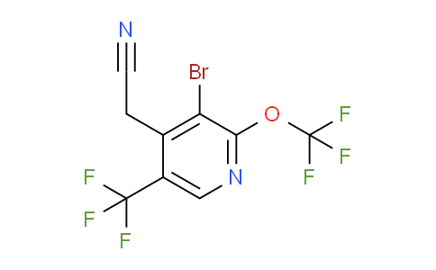 AM71850 | 1804630-65-6 | 3-Bromo-2-(trifluoromethoxy)-5-(trifluoromethyl)pyridine-4-acetonitrile