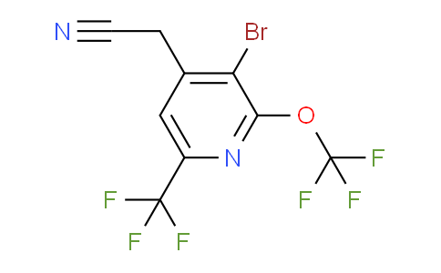 AM71852 | 1804660-68-1 | 3-Bromo-2-(trifluoromethoxy)-6-(trifluoromethyl)pyridine-4-acetonitrile