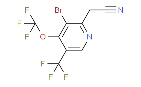 3-Bromo-4-(trifluoromethoxy)-5-(trifluoromethyl)pyridine-2-acetonitrile