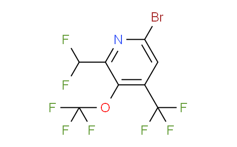 AM71856 | 1804453-01-7 | 6-Bromo-2-(difluoromethyl)-3-(trifluoromethoxy)-4-(trifluoromethyl)pyridine