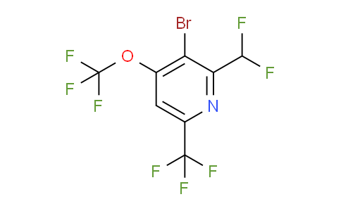 AM71857 | 1804603-79-9 | 3-Bromo-2-(difluoromethyl)-4-(trifluoromethoxy)-6-(trifluoromethyl)pyridine