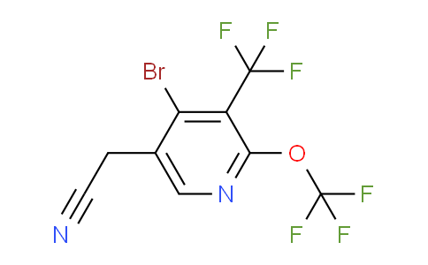 AM71862 | 1803931-66-9 | 4-Bromo-2-(trifluoromethoxy)-3-(trifluoromethyl)pyridine-5-acetonitrile