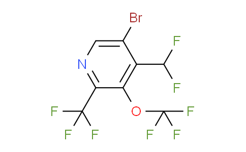 AM71863 | 1804548-59-1 | 5-Bromo-4-(difluoromethyl)-3-(trifluoromethoxy)-2-(trifluoromethyl)pyridine