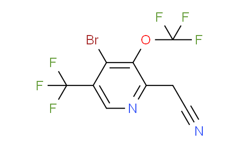 AM71868 | 1806213-82-0 | 4-Bromo-3-(trifluoromethoxy)-5-(trifluoromethyl)pyridine-2-acetonitrile