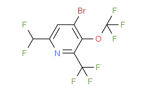 AM71871 | 1806124-83-3 | 4-Bromo-6-(difluoromethyl)-3-(trifluoromethoxy)-2-(trifluoromethyl)pyridine