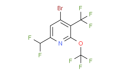 AM71872 | 1806220-98-3 | 4-Bromo-6-(difluoromethyl)-2-(trifluoromethoxy)-3-(trifluoromethyl)pyridine