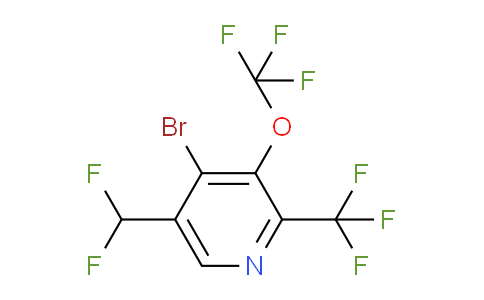AM71874 | 1806082-46-1 | 4-Bromo-5-(difluoromethyl)-3-(trifluoromethoxy)-2-(trifluoromethyl)pyridine