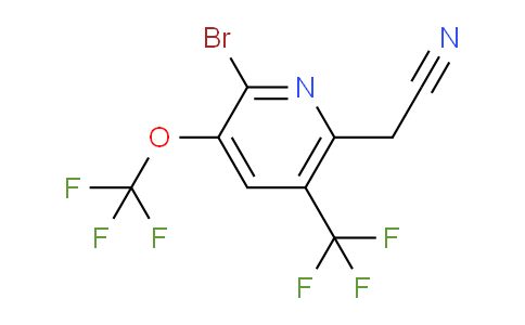 AM71882 | 1803679-90-4 | 2-Bromo-3-(trifluoromethoxy)-5-(trifluoromethyl)pyridine-6-acetonitrile