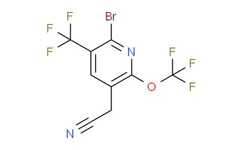 AM71894 | 1806108-64-4 | 2-Bromo-6-(trifluoromethoxy)-3-(trifluoromethyl)pyridine-5-acetonitrile